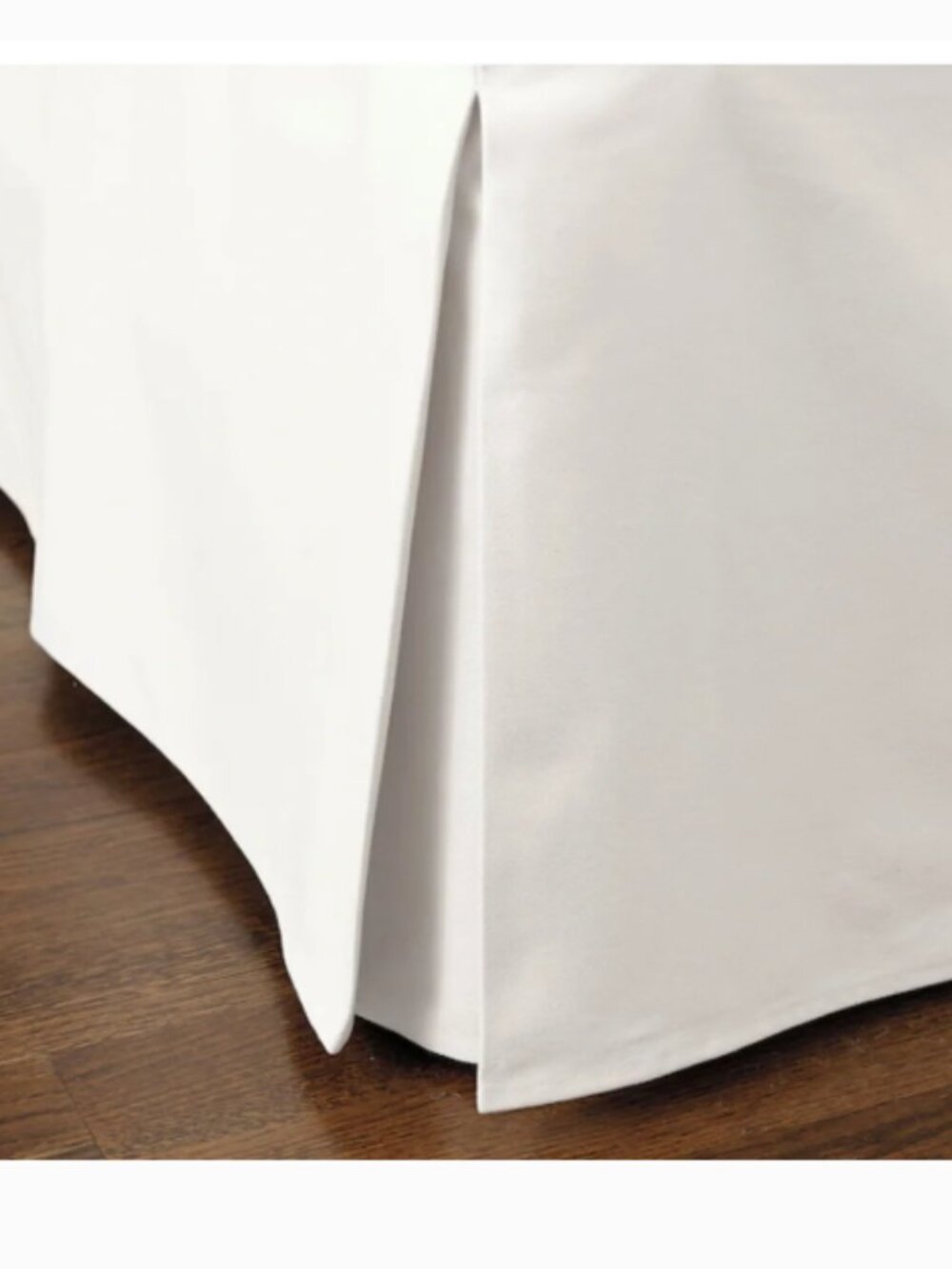 New Ballard Designs Tailored Bed Skirt Super White Twill King